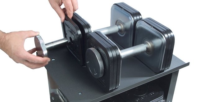 Ironmaster 75 lb Quick-Lock Adjustable Dumbbell System